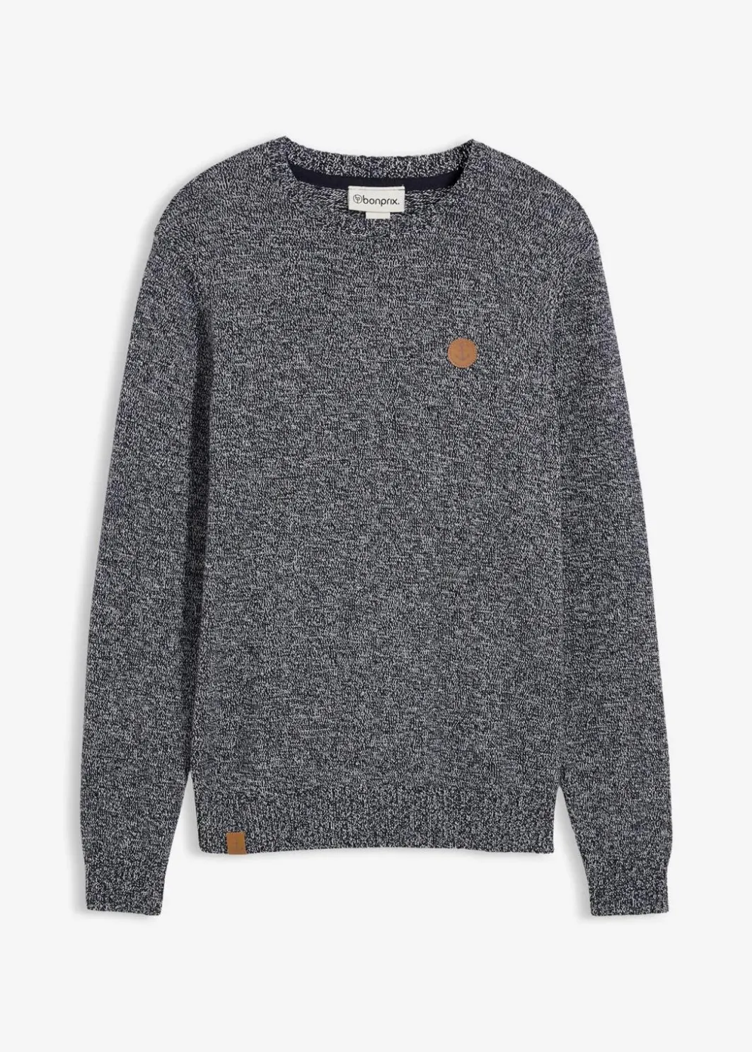 Herren bonprix Pullover & Strickjacken|Große Größen|Feinstrickpullover mit reiner Baumwolle