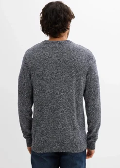 Herren bonprix Pullover & Strickjacken|Große Größen|Feinstrickpullover mit reiner Baumwolle