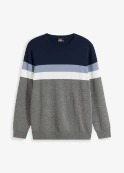 Clearance Feinstrickpullover mit reiner Baumwolle Herren Große Größen|Pullover & Strickjacken