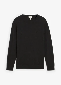 Feinstrickpullover mit reiner Baumwolle Herren Große Größen|Basics