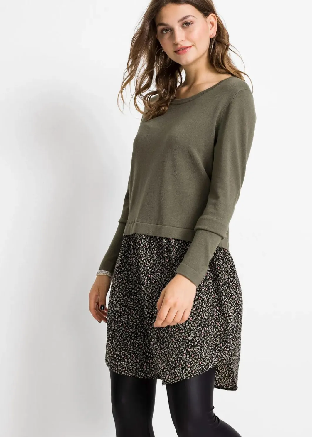 Feinstrickpullover mit Rockansatz Damen Bekleidung·Umstandsmode|Bekleidung·Jeans