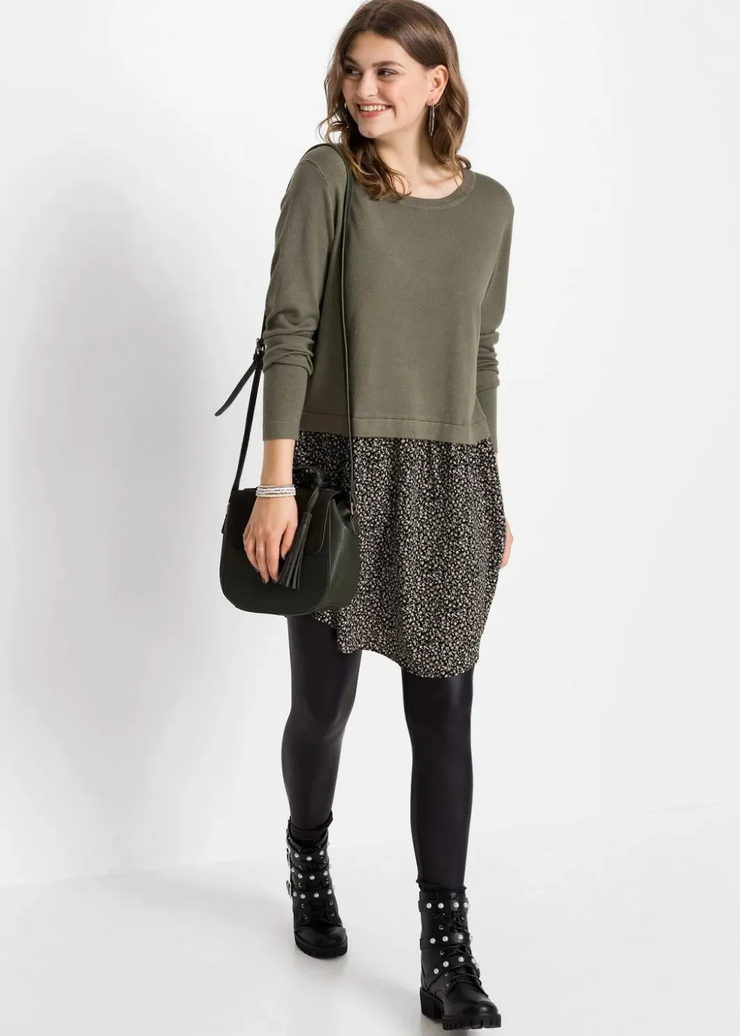 Feinstrickpullover mit Rockansatz Damen Bekleidung·Umstandsmode|Bekleidung·Jeans