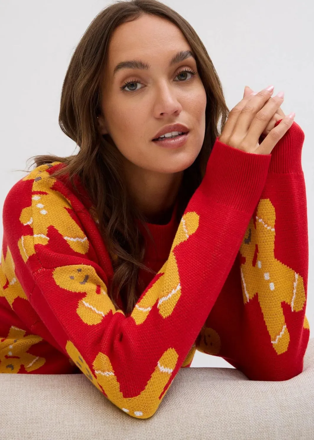 New Feinstrickpullover mit Rundhals, oversized Damen Pullover & Strickjacken|Strickmode
