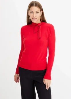 Damen bonprix Bekleidung·Umstandsmode|Bekleidung·Jeans|Feinstrickpullover mit Schleifendetail