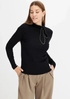Damen bonprix Bekleidung·Umstandsmode|Bekleidung·Jeans|Feinstrickpullover mit Schleifendetail