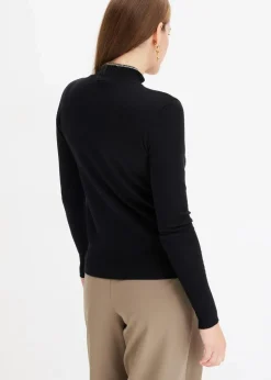 Damen bonprix Bekleidung·Umstandsmode|Bekleidung·Jeans|Feinstrickpullover mit Schleifendetail