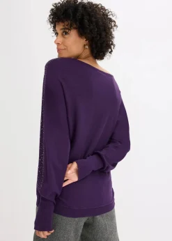 Clearance Feinstrickpullover mit Strass-Applikation Damen Bekleidung·Umstandsmode|Strickmode