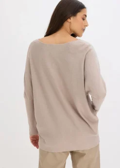 Online Feinstrickpullover mit Strass-Applikation Damen Bekleidung·Umstandsmode|Strickmode
