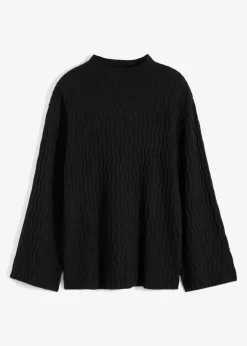 Damen bonprix Bekleidung·Umstandsmode|Bekleidung·Jeans|Feinstrickpullover mit Struktur