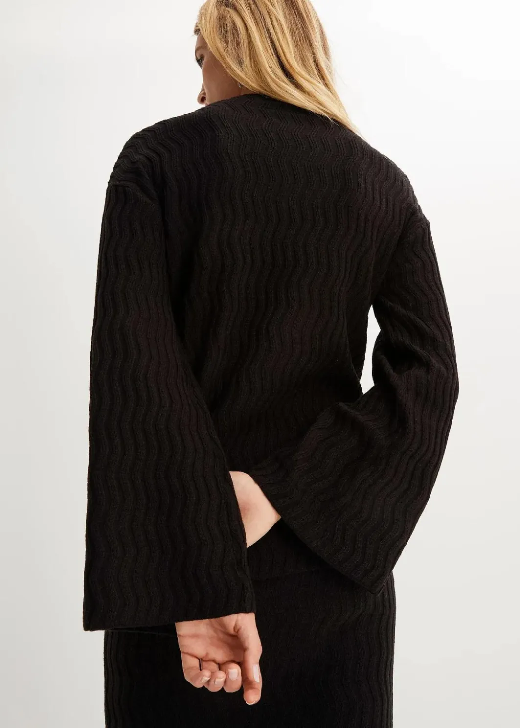 Damen bonprix Bekleidung·Umstandsmode|Bekleidung·Jeans|Feinstrickpullover mit Struktur