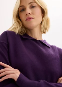 Damen bonprix Bekleidung·Umstandsmode|Strickmode|Feinstrickpullover mit Viskose