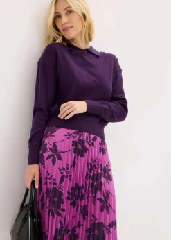 Damen bonprix Bekleidung·Umstandsmode|Strickmode|Feinstrickpullover mit Viskose