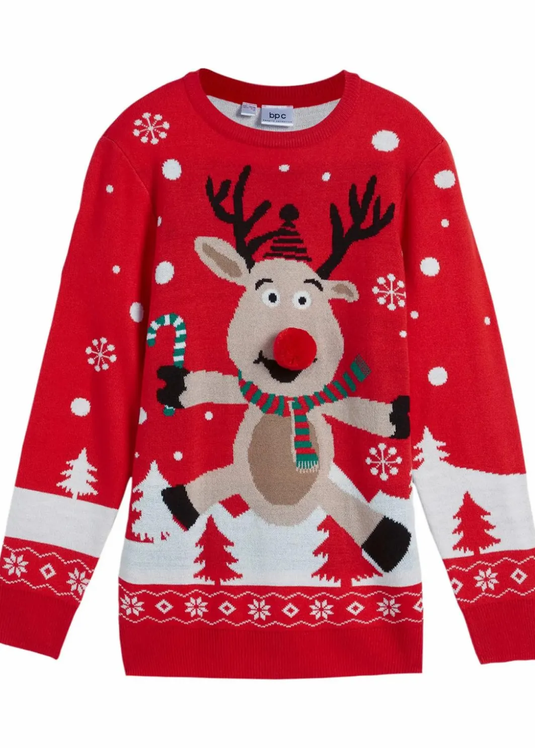 Kinder bonprix Jungen 2-8 Jahre·Sweat & Strick|Jungen 9-16 Jahre·Sweat & Strick|Feinstrickpullover mit Weihnachtsmotiv