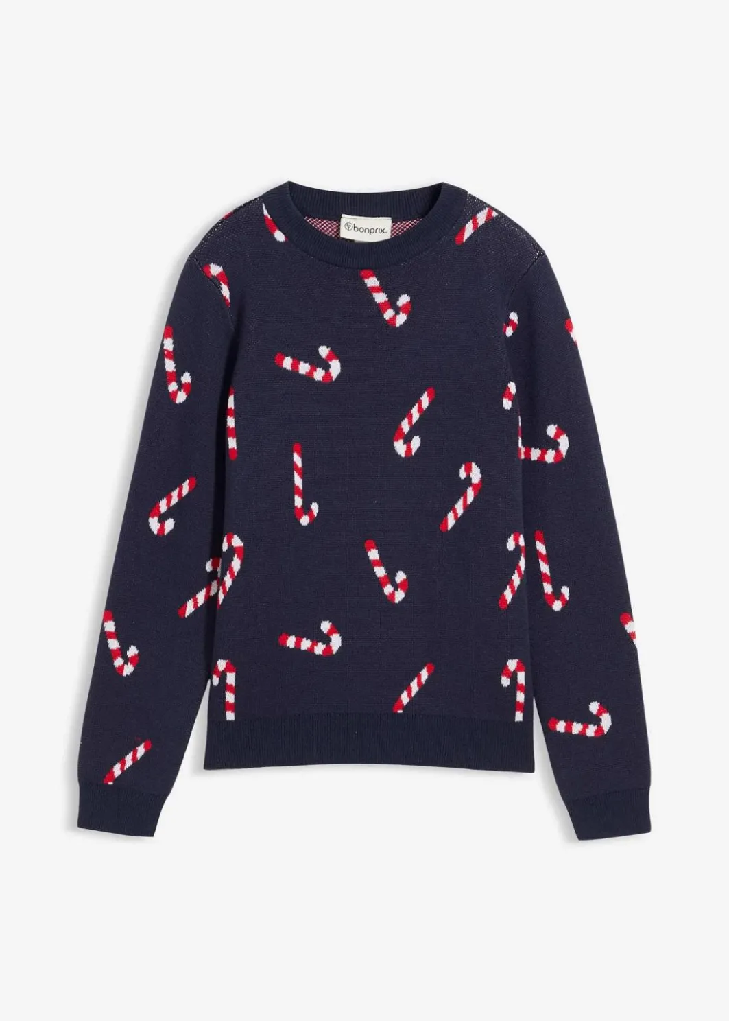 Outlet Feinstrickpullover mit Weihnachtsmotiv aus weichem Baumwollmix Kinder Mädchen 9-16 Jahre·Sweat & Strick