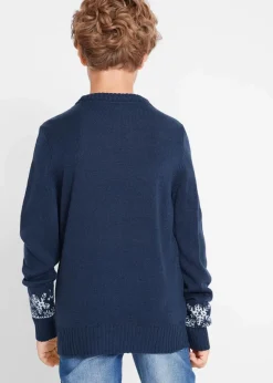 Kinder bonprix Jungen 9-16 Jahre·Sweat & Strick|Jungen 2-8 Jahre·Sweat & Strick|Feinstrickpullover mit Weihnachtsmotiv