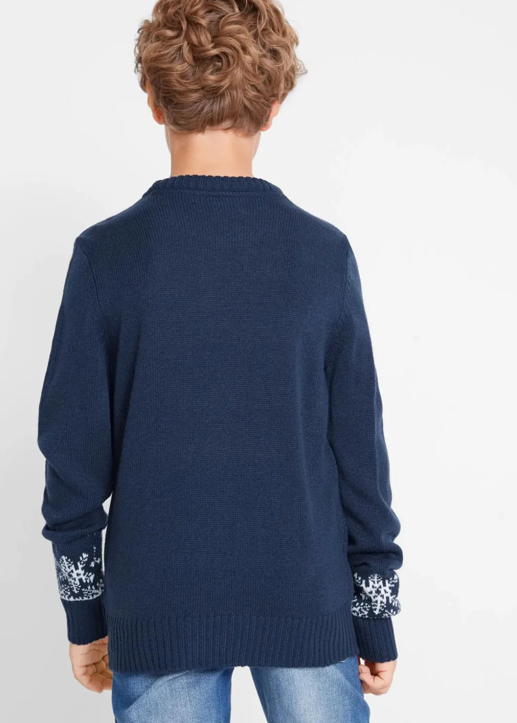 Kinder bonprix Jungen 9-16 Jahre·Sweat & Strick|Jungen 2-8 Jahre·Sweat & Strick|Feinstrickpullover mit Weihnachtsmotiv