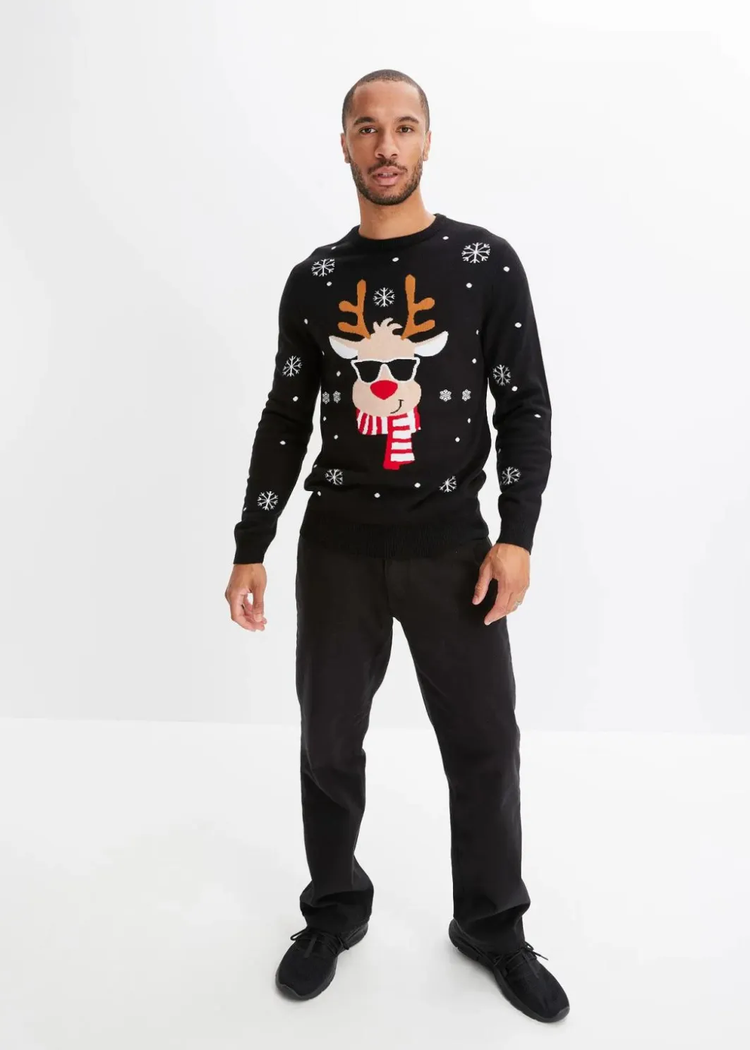 Online Feinstrickpullover mit Weihnachtsmotiv Herren Große Größen|Pullover & Strickjacken