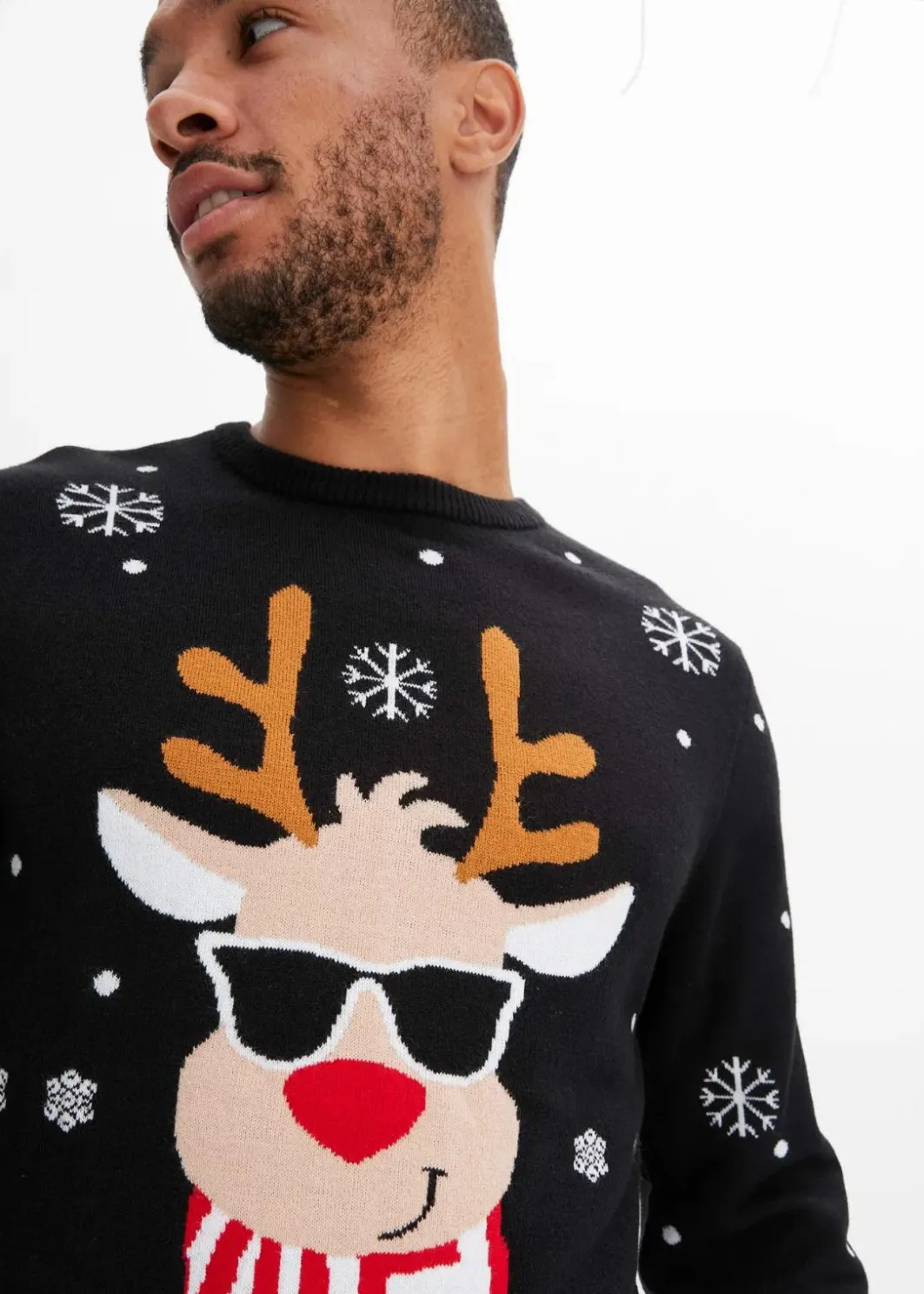 Online Feinstrickpullover mit Weihnachtsmotiv Herren Große Größen|Pullover & Strickjacken