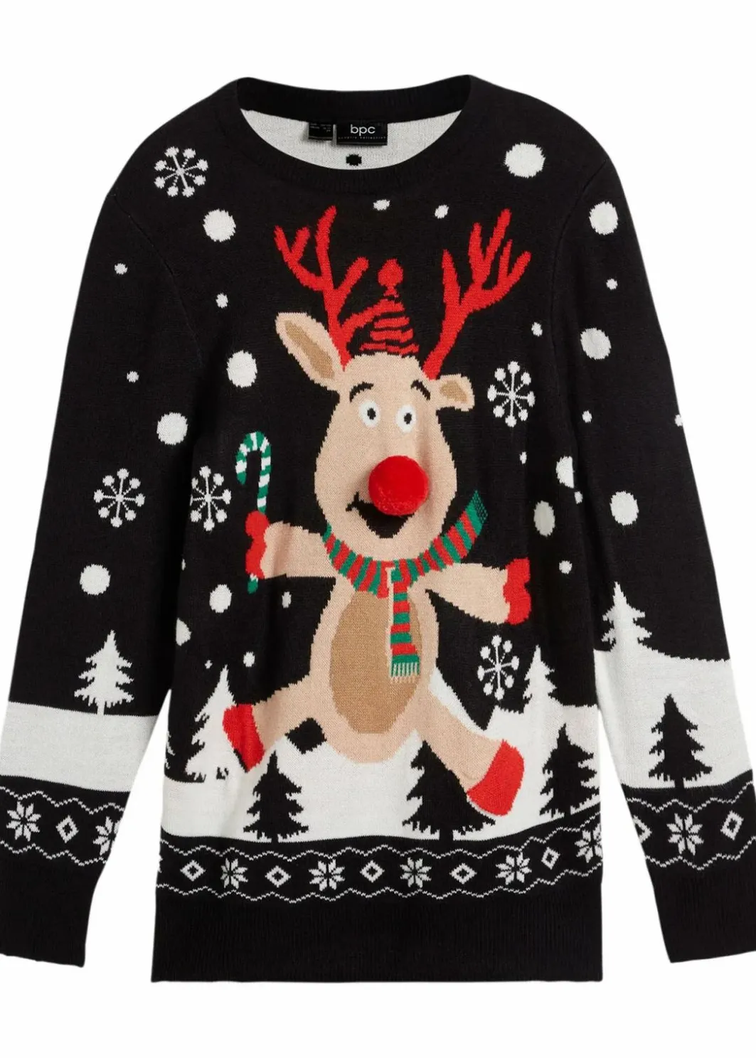 Clearance Feinstrickpullover mit Weihnachtsmotiv Kinder Jungen 9-16 Jahre·Bademode|Jungen 9-16 Jahre·Sweat & Strick