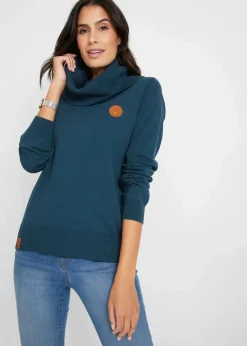 Hot Feinstrickpullover mit weitem Kragen Damen Bekleidung·Umstandsmode|Pullover & Strickjacken