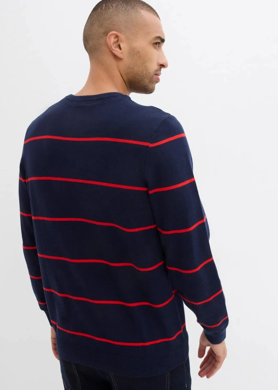 Herren bonprix Große Größen|Pullover & Strickjacken|Feinstrickpullover, Regular Fit
