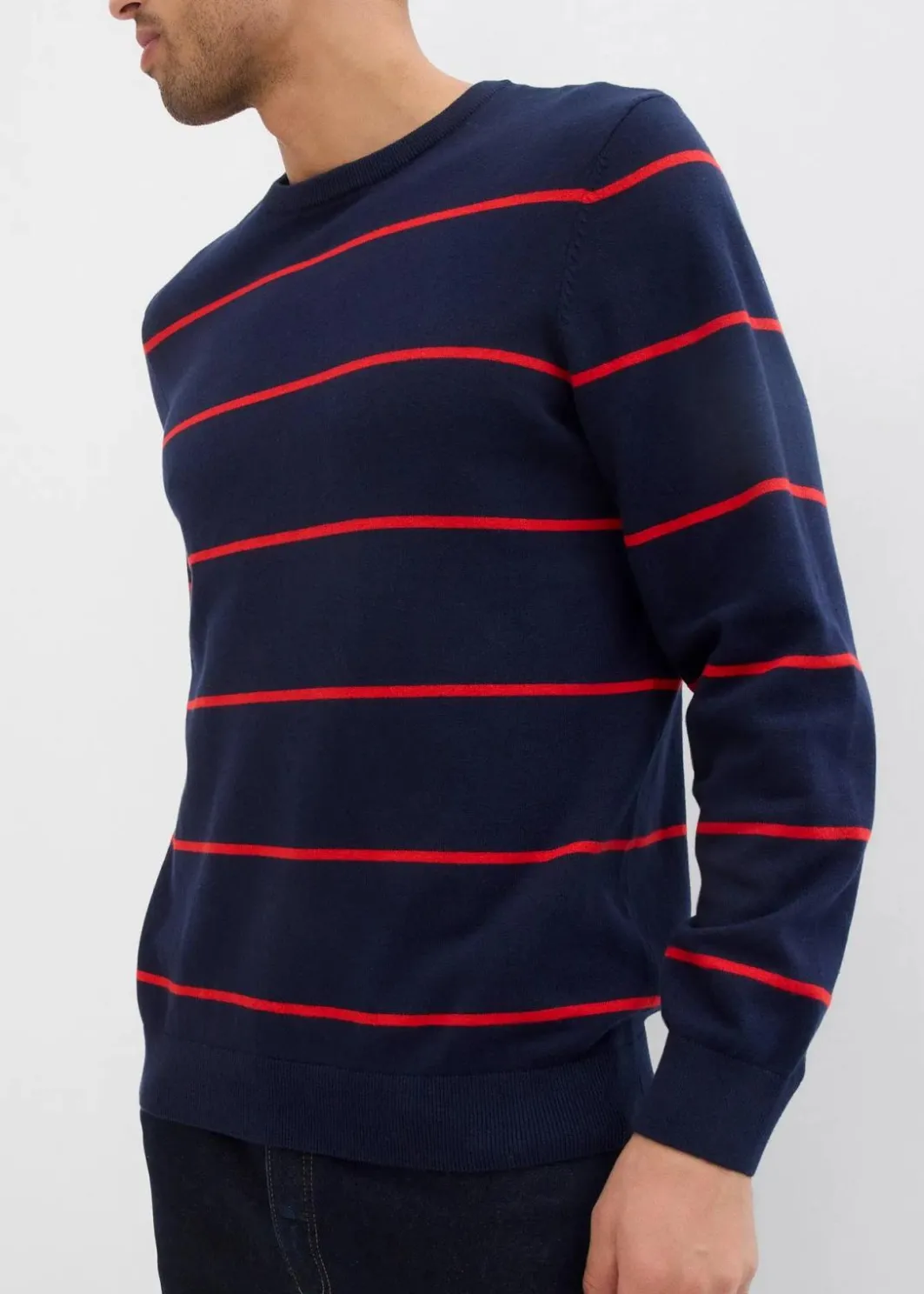 Herren bonprix Große Größen|Pullover & Strickjacken|Feinstrickpullover, Regular Fit