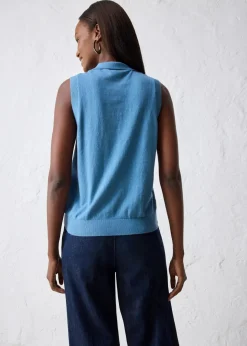 Damen bonprix Premium|Strickmode|Feinstricktop mit Seidenanteil und Polokragen