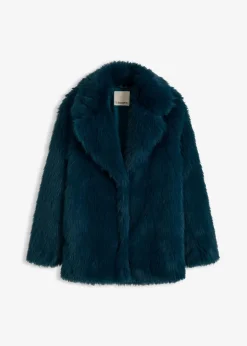 New Fellimitat-Jacke Damen Bekleidung·Hosen|Jacken & Mäntel