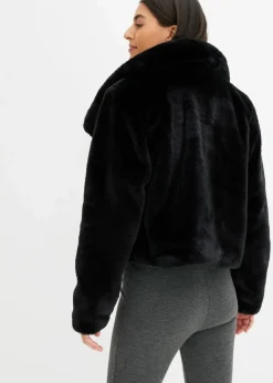 Damen bonprix Jacken & Mäntel|Bekleidung·Hosen|Fellimitat-Jacke