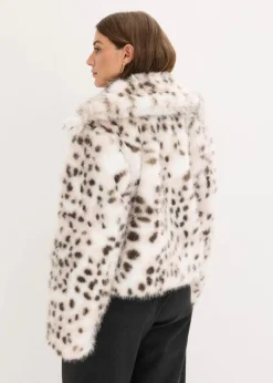 Damen bonprix Bekleidung·Hosen|Jacken & Mäntel|Fellimitat-Jacke