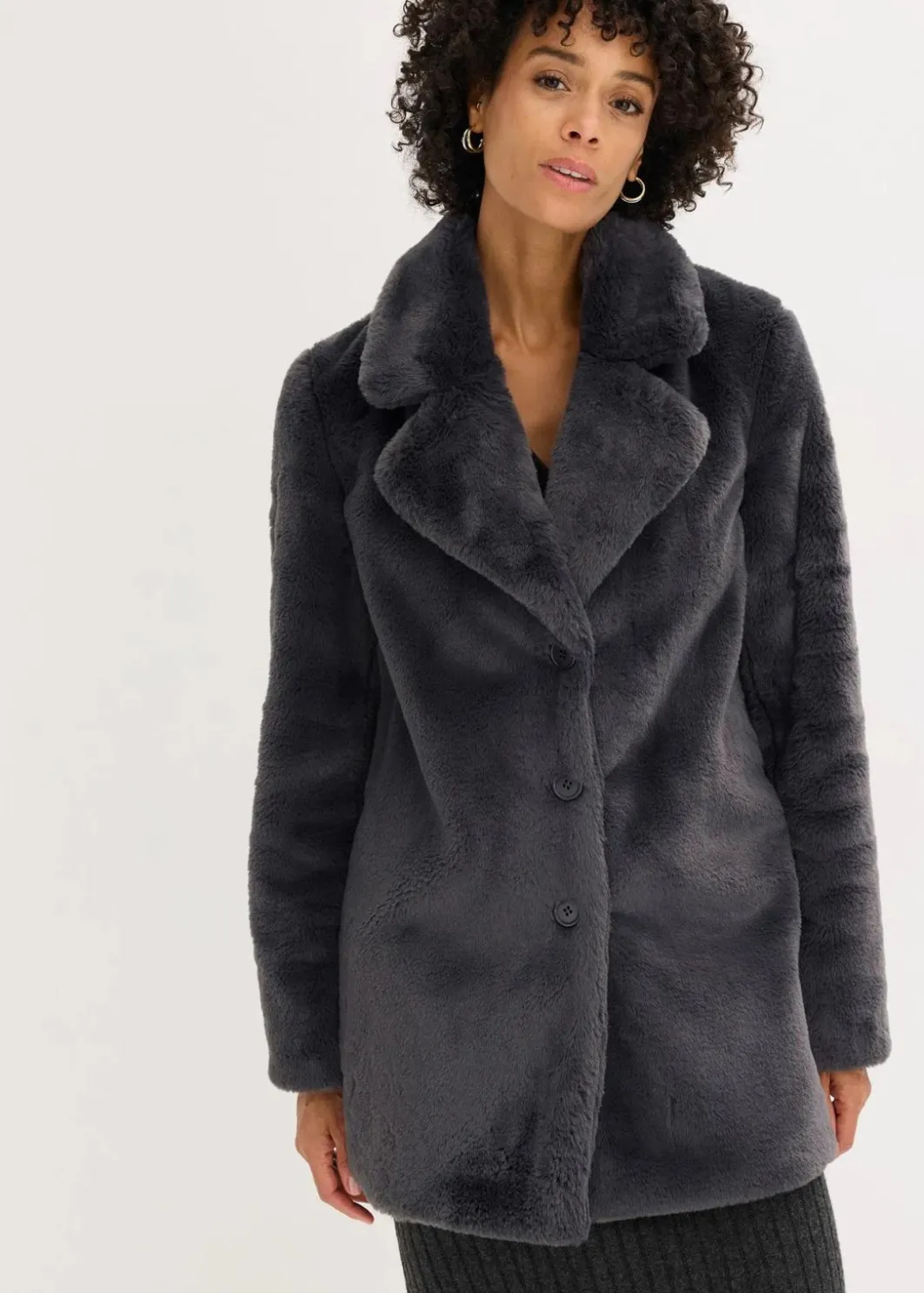 Outlet Fellimitat-Mantel Damen Jacken & Mäntel|Bekleidung·Hosen