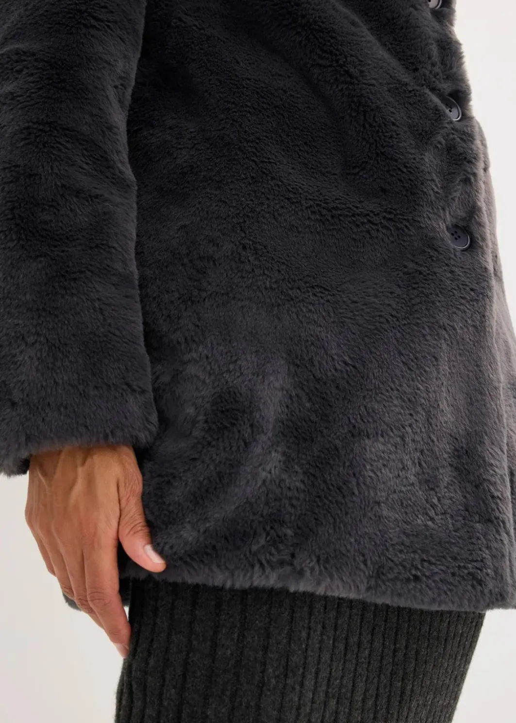 Outlet Fellimitat-Mantel Damen Jacken & Mäntel|Bekleidung·Hosen