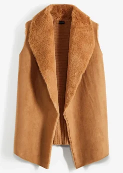 Damen bonprix Bekleidung·Hosen|Jacken & Mäntel|Fellimitat-Weste