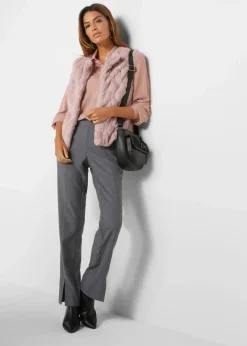 Discount Fellimitat-Weste Damen Jacken & Mäntel|Bekleidung·Hosen