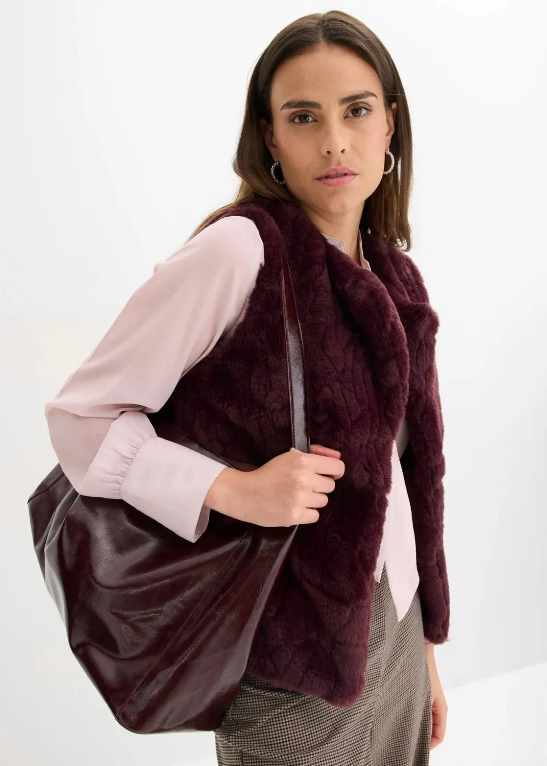 Damen bonprix Jacken & Mäntel|Bekleidung·Hosen|Fellimitat-Weste