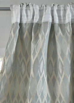 Discount Fertigvorhang aus Jacquard (1er Pack) Vorhänge