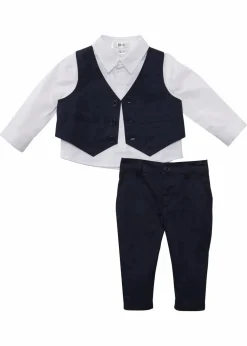 Clearance Festliches 3-teiliges Set aus reiner Baumwolle (3-tlg. Set) Kinder Hosen & Leggings|Shirts & Pullover