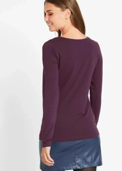 Sale Figurbetontes Langarmshirt Damen Shirts & Tops|Basics
