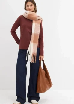 Sale Figurbetontes Langarmshirt Damen Bekleidung·Röcke|Nachhaltigere Materialien