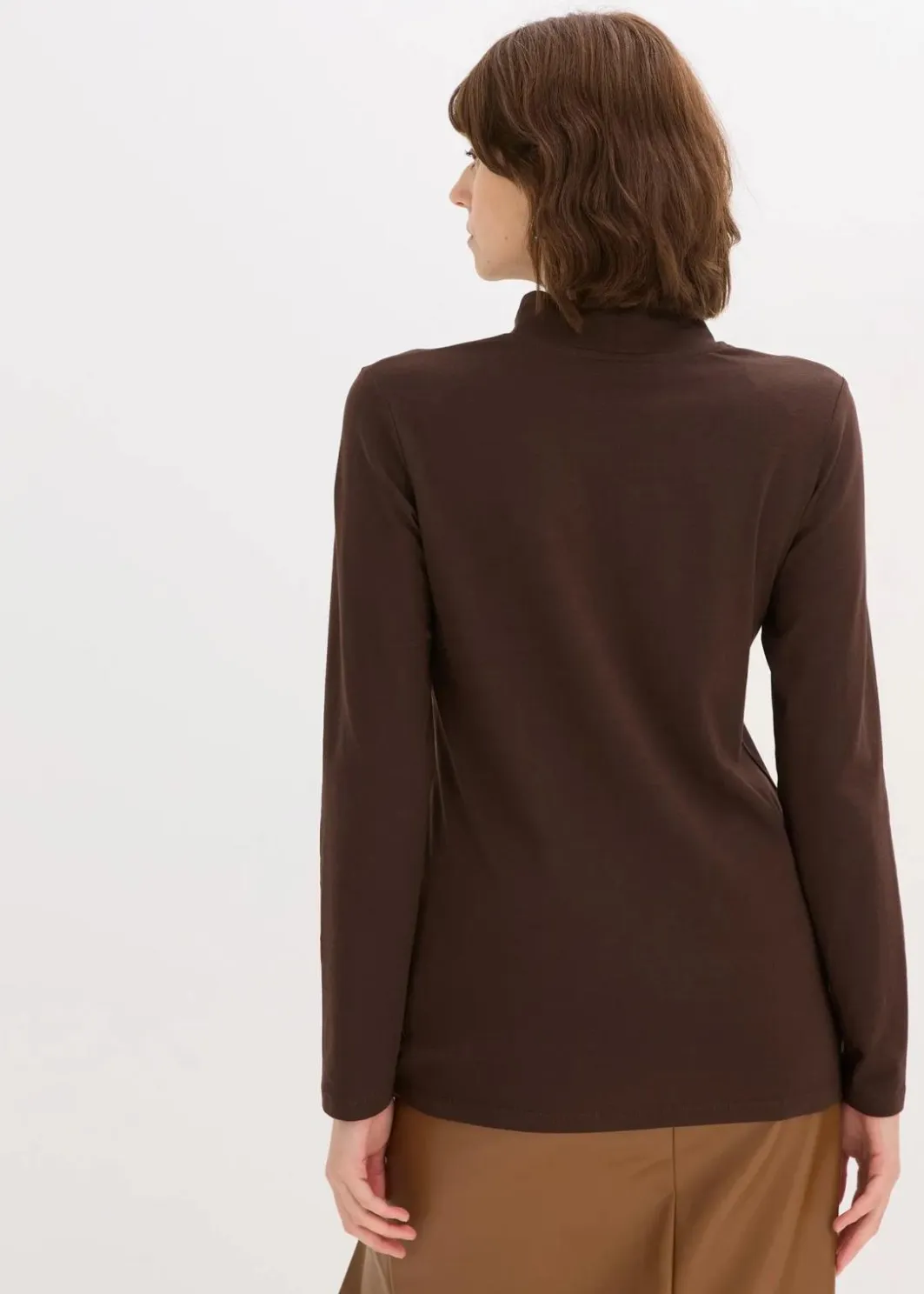 Clearance Figurbetontes Langarmshirt Damen Shirts & Tops|Basics
