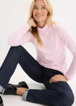 Sale Figurbetontes Langarmshirt Damen Shirts & Tops|Basics