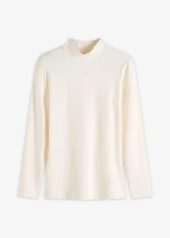 Damen bonprix Bekleidung·Röcke|Nachhaltigere Materialien|Figurbetontes Langarmshirt