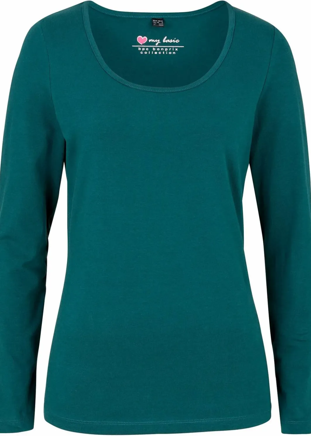 Damen bonprix Shirts & Tops|Basics|Figurbetontes Langarmshirt