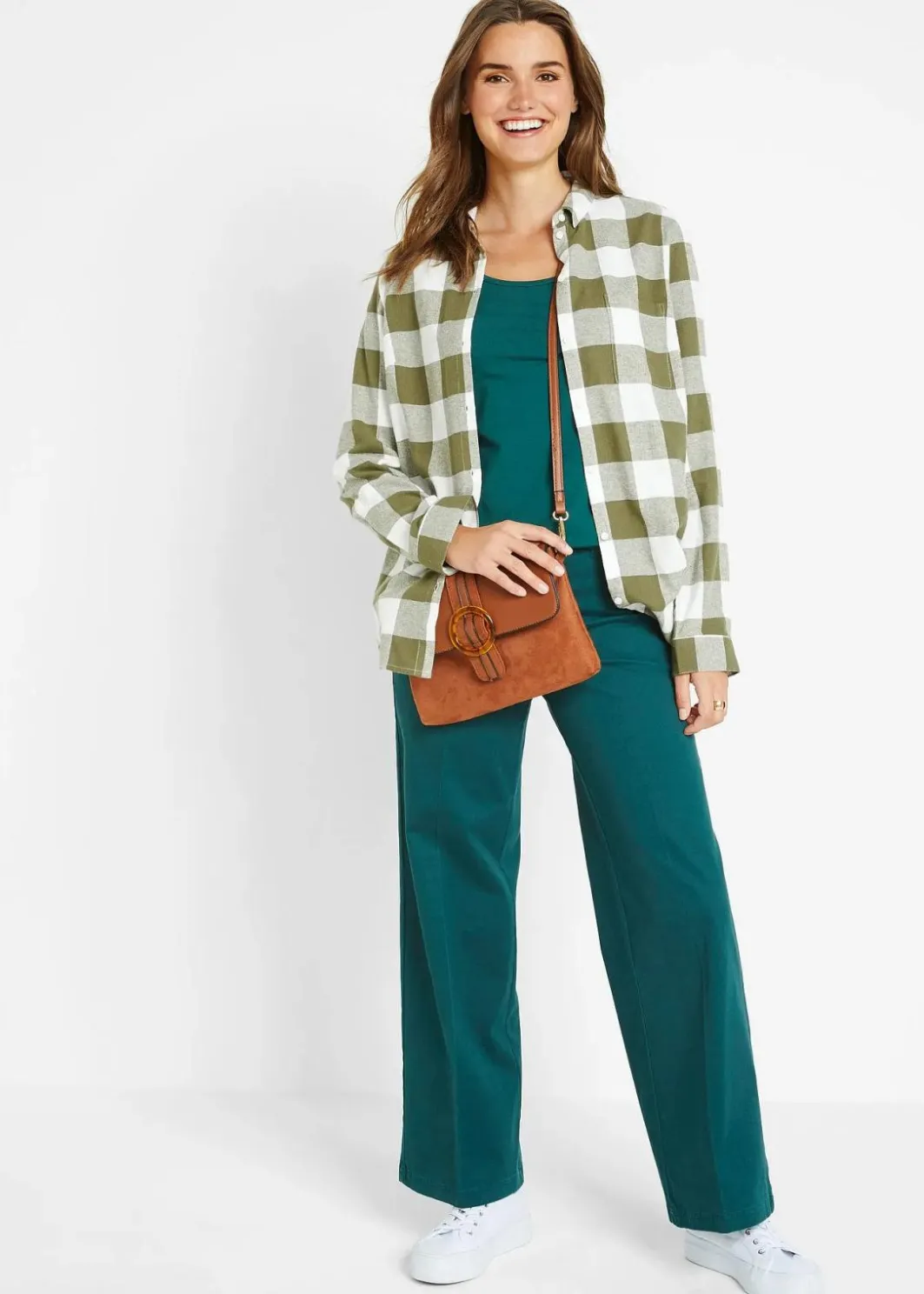 Damen bonprix Shirts & Tops|Basics|Figurbetontes Langarmshirt