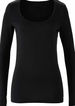 Damen bonprix Bekleidung·Röcke|Basics|Figurbetontes Langarmshirt