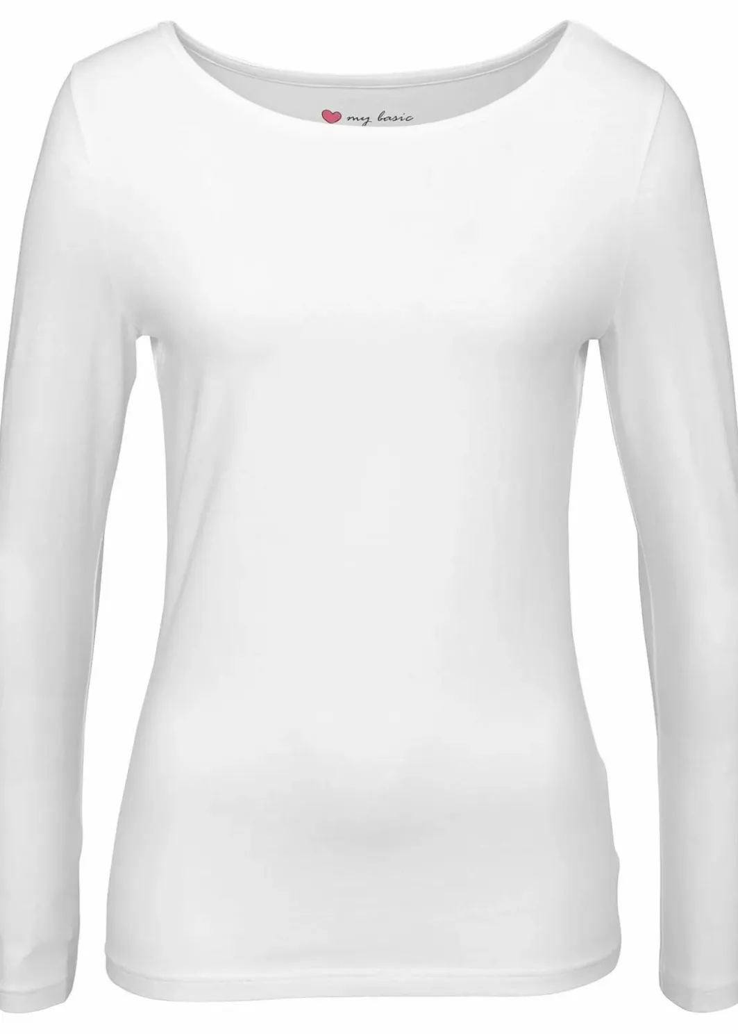 Damen bonprix Shirts & Tops|Basics|Figurbetontes Langarmshirt