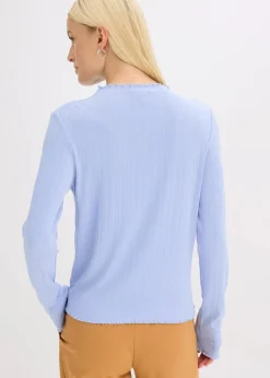 Clearance Figurbetontes Rippshirt Damen Shirts & Tops