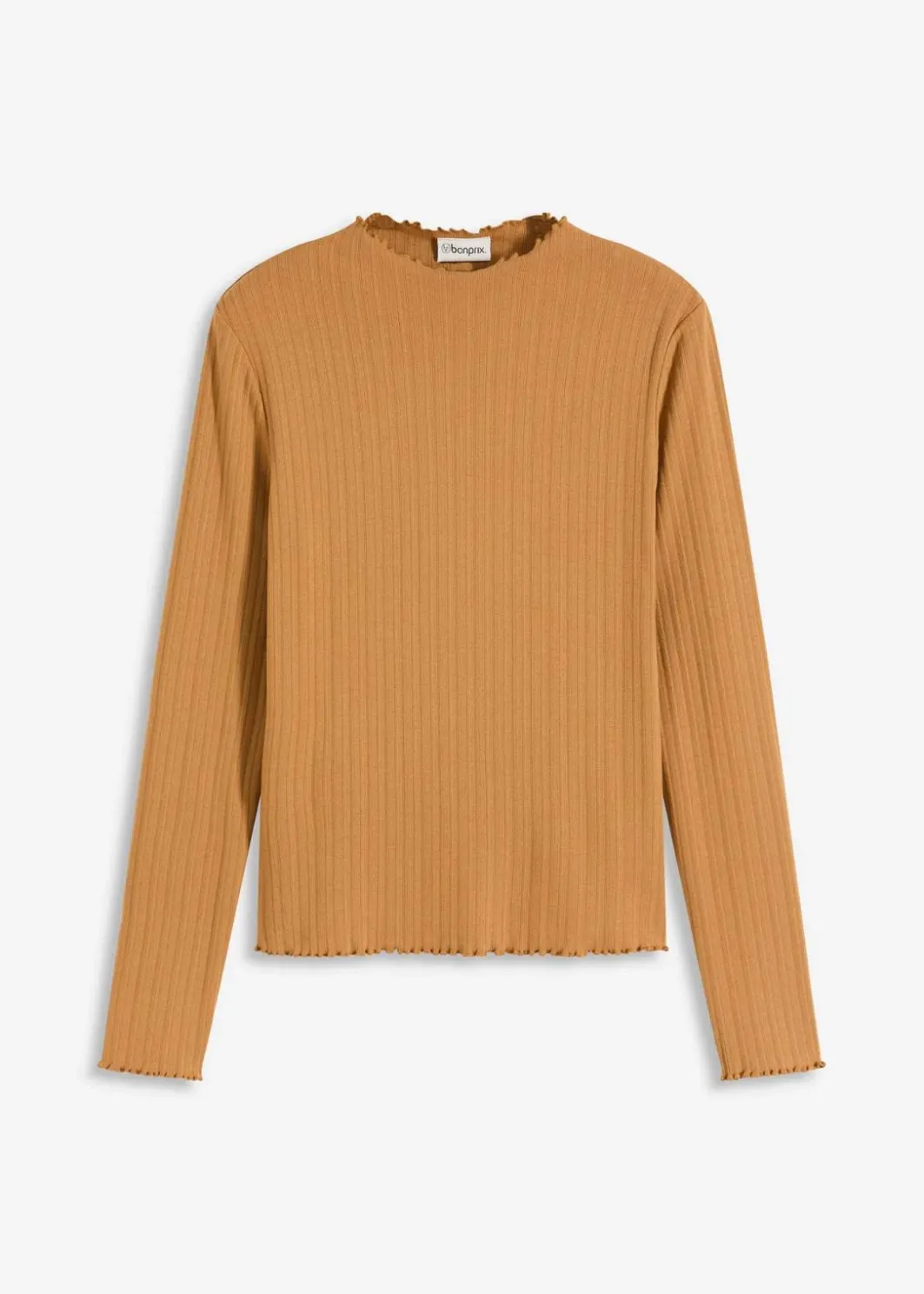 Damen bonprix Shirts & Tops|Figurbetontes Rippshirt