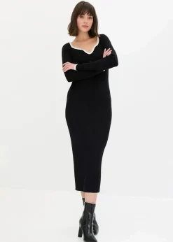 Outlet Figurbetontes Strickkleid Damen Bekleidung·Umstandsmode|Strickmode