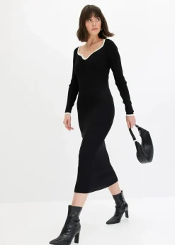 Outlet Figurbetontes Strickkleid Damen Bekleidung·Umstandsmode|Strickmode